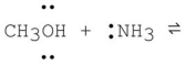 <strong>What is the product formed from the following acid-base reaction when ammonia functions as a base? The equilibrium lies far to the reactants. </strong> A)CH<sub>3</sub>O<sup>-</sup> + <sup>+</sup>NH<sub>4</sub> B)CH<sub>2</sub>OH + <sup>+</sup>NH<sub>3</sub> C)CH<sub>3</sub>OH<sub>2</sub><sup>+</sup> + <sup>-</sup>NH<sub>2</sub> D)CH<sub>3</sub>NH<sub>2</sub> + H<sub>2</sub>O E)CH<sub>4</sub> + NH<sub>2</sub>OH
