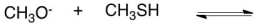 <strong>What would be the conjugate acid in the following acid base reaction? </strong> A)CH<sub>2</sub>O B)CH<sub>3</sub>OH C)CH<sub>3</sub>SH<sub>2</sub><sup>+</sup> D)CH<sub>3</sub>S<sup>-</sup> E)H<sub>2</sub>O