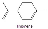 <strong>Determine the number of hydrogens in limonene. </strong> A)8 B)10 C)12 D)16 E)18