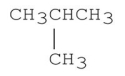 Explain why the molecule shown below has a lower boiling point than CH<sub>3</sub>CH<sub>2</sub>CH<sub>2</sub>CH<sub>3</sub>.