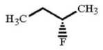 <strong>Which of the following statements correctly describes the molecule shown below? </strong> A)It is achiral. B)It is meso. C)Its asymmetric center possesses the R configuration. D)The mirror image of this molecule is its enantiomer. E)The molecule possesses enantiotopic hydrogens.