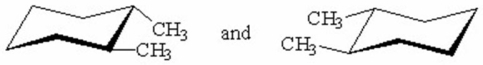 <strong>What is the relationship between the following compounds? </strong> A)superimposable without bond rotation B)constitutional isomers C)conformational isomers D)diastereomers E)enantiomers