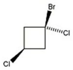 Label the molecule shown as chiral or achiral.  