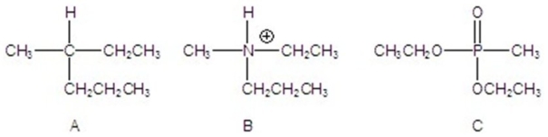 Identify the compounds that have an asymmetric center.  