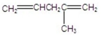 <strong>Name the structure. </strong> A)2-methyl-2,4-pentadiene B)4-methyl-1,4-pentadiene C)2-methylene-4-pentene D)4-methylene-2-pentene E)2-methyl-1,4-pentadiene
