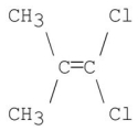 <strong>Which of the following best describes the geometry about the carbon-carbon double bond in the alkene below? </strong> A)E B)Z C)neither E nor Z