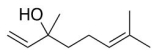 <strong>Linalool is a major compound present in the essential oil of coriander.How many degrees of unsaturation are present in this molecule? </strong> A)2 B)3 C)4 D)5 E)6