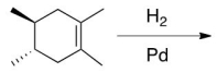 Hydrogenation of the following compound generates  