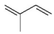 <strong>Give the IUPAC name for the following compound. </strong> A)isoprene B)3-methyl-1,3-butadiene C)2-methyl-1,3-butadiene D)2-methyl-2,3-butadiene E)isobutadiene