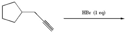 Provide the structure of the major organic product of the following reaction.