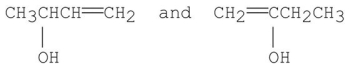 <strong>Which of the following are enol forms of 2-butanone? </strong> A) B) C) D) E)