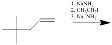 Provide the major organic product of the following reaction sequence.