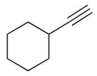 In the following molecule,how many bonds are formed by sp-s overlap?