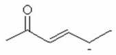 Draw the important resonance contributing forms for the structure shown below.