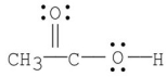 Which of the following is the most stable resonance contributor to acetic acid?