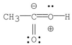 <strong>Which of the following is the most stable resonance contributor to acetic acid? </strong> A) B) C) D) E)