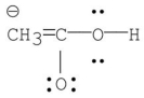 <strong>Which of the following is the most stable resonance contributor to acetic acid? </strong> A) B) C) D) E)