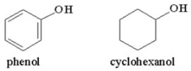 Why is phenol a stronger acid than cyclohexanol?  