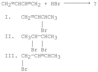 What is/are the product(s)of the following reaction?  