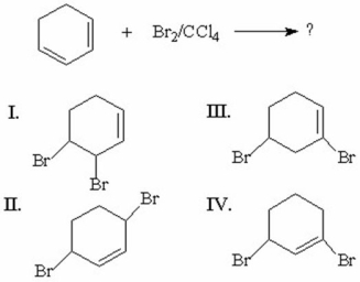 What are the products from the following reaction?  