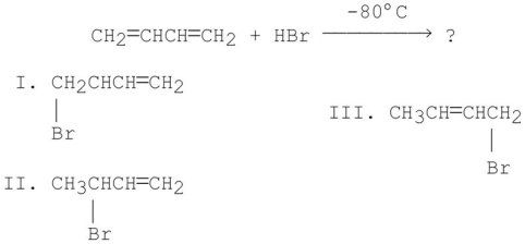 What is/are the product(s)from the following reaction?  