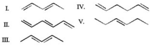 Which of the following is an isolated diene?  