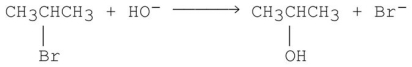 <strong>Which of the following S<sub>N</sub>2 reactions is the fastest?</strong> A) B)CH<sub>3</sub>CH<sub>2</sub>CH<sub>2</sub>I + HO<sup>-</sup> → CH<sub>3</sub>CH<sub>2</sub>CH<sub>2</sub>OH + I<sup>-</sup> C) D)CH<sub>3</sub>CH<sub>2</sub>CH<sub>3</sub>Br + HO<sup>-</sup> → CH<sub>3</sub>CH<sub>2</sub>CH<sub>3</sub>OH + Br<sup>-</sup> E)CH<sub>3</sub>CH<sub>2</sub>CH<sub>2</sub>I + H<sub>2</sub>O → CH<sub>3</sub>CH<sub>2</sub>CH<sub>2</sub>OH + HI