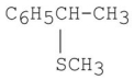 When (S)-1-bromo-1 phenylethane undergoes an S<sub>N</sub>1 reaction with methanethiol (CH<sub>3</sub>SH),the product is the compound shown.What is/are the configuration(s)of the product obtained from this reaction?