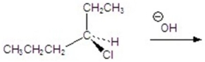 Give the name(s)of the product(s)for the following S<sub>N</sub>2 reaction.