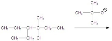 Give the major product for the E2 reaction.  