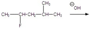 Give the major product for the following E2 reaction.  