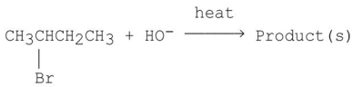 What is the major product of the following E2 reaction?  