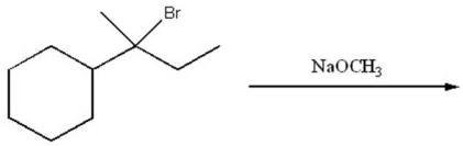 Provide the structure of the major organic product of the following reaction.