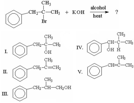 What is the major product of the following reaction?  