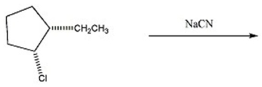 What mechanism predominates in the reaction below?  