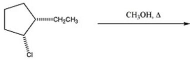What mechanism predominates in the reaction below?  