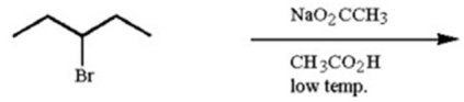 Provide the structure of the major organic product of the following reaction.