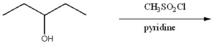 Provide the structure of the major organic product of the following reaction.