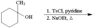 Provide the structure of the major organic product in the reaction below.