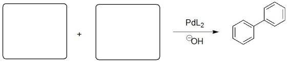 Fill in the missing components in the reaction below.