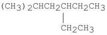 The following molecule contains how many 1°,2°,and 3° hydrogens?
