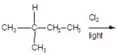 <strong>Calculate the percentage of 1-chloro-2-methylbutane in the following reaction. </strong> A)11.56% B)27.77% C)23.14% D)35.18% E)13.88%