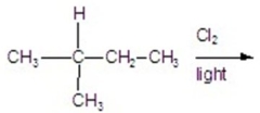 <strong>Calculate the percentage of 2-chloro-3-methylbutane in the following reaction. </strong> A)11.56% B)27.77% C)23.14% D)35.18% E)13.88%