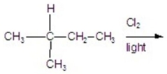 <strong>Calculate the percentage of 1-chloro-3-methylbutane in the following reaction. </strong> A)11.56% B)27.77% C)23.14% D)35.18% E)13.88%