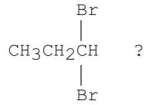 <strong>Which of the following is the best synthesis of 1,1-dibromopropane? </strong> A) B) C) D) E)
