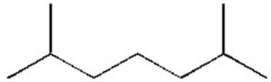 How many distinct monochlorinated products,including stereoisomers,can result when the alkane below is heated in the presence of Cl<sub>2</sub>?