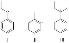 Which of the following is a benzyl radical?  
