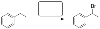 Fill in the missing reagents in the reaction below.  