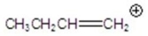 <strong>Give the ion that corresponds to a m/z ratio of 56 in a mass spectrum of 1-butanol.</strong> A) B) C) D) E)none of the above