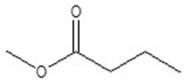 <strong>Give the structure of a compound that has a formula of C<sub>5</sub>H<sub>10</sub>O<sub>2,</sub> and has a triplet (3H,1.1 ppm),sextet (2H,1.8 ppm),triplet (2H,2.3 ppm)and a singlet (3H,3.8 ppm)in the <sup>1</sup>H NMR spectrum.</strong> A) B) C) D) E)
